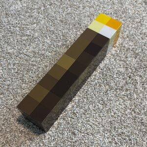 Mind Craft Torch Pixelated Block Toy
